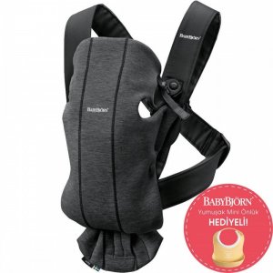 BabyBjörn Kanguru Mini 3D Cotton Jersey / Charcoal Grey