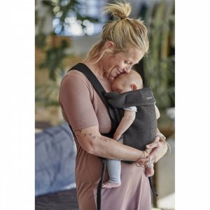 BabyBjörn Kanguru Mini 3D Cotton Jersey / Charcoal Grey