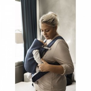 BabyBjörn Kanguru Mini 3D Cotton Jersey / Dove Blue