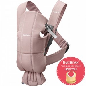BabyBjörn Kanguru Mini 3D Cotton / Dusty Pink